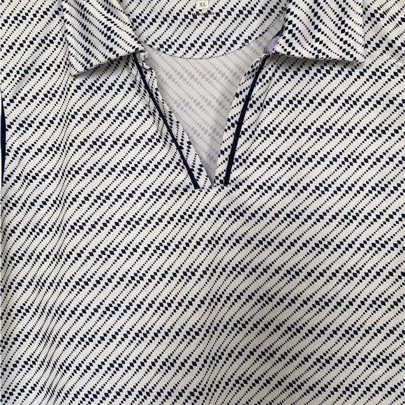 PEBBLE Beach Sz XL Sleeveless Polo Top - Picture 4 of 6